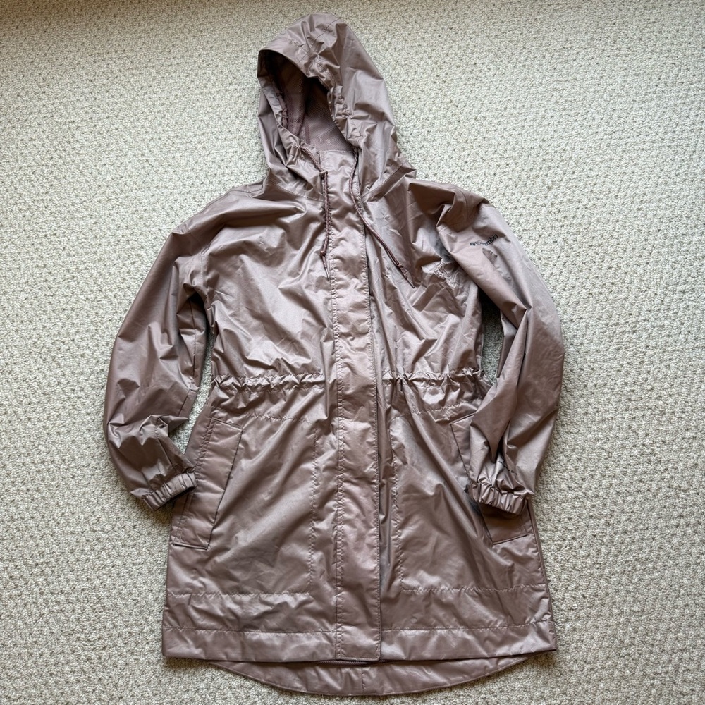 Columbia Women’s splash Side Rain Jacket size Small